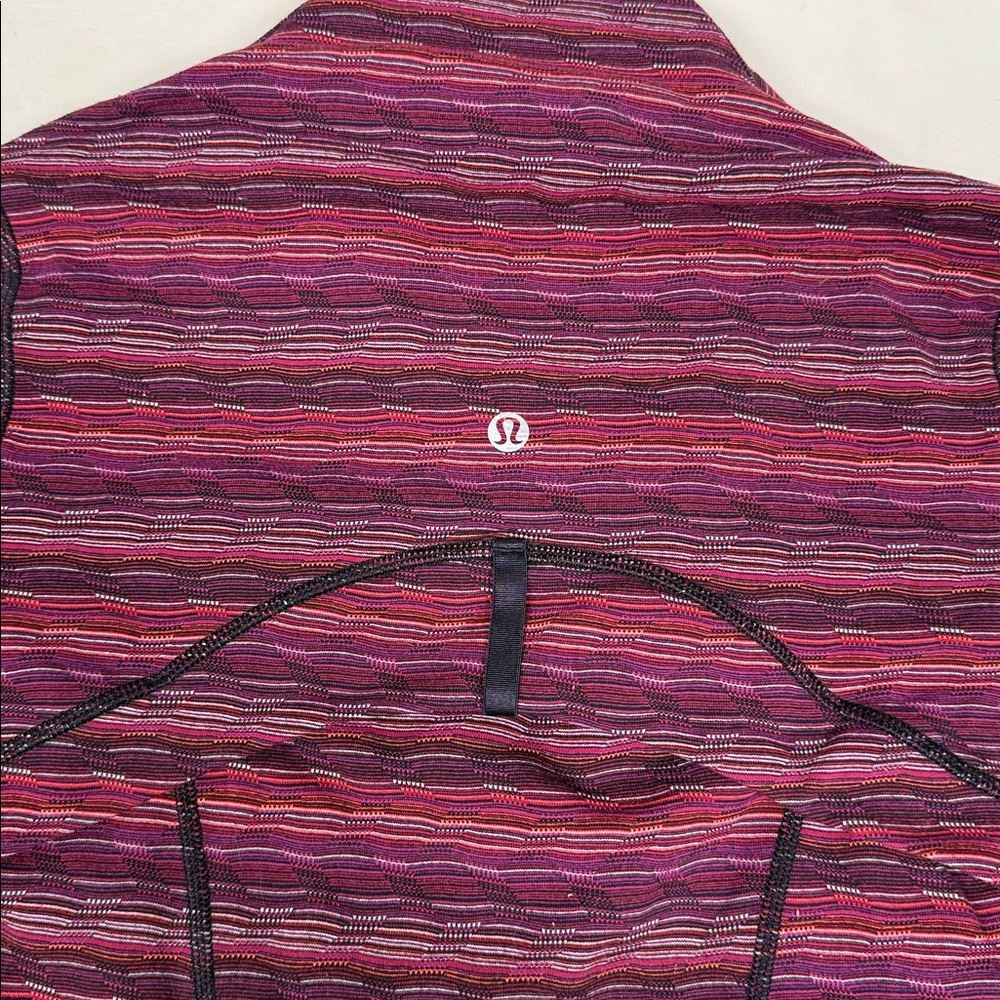 lululemon athletica Purple Striped Jacket - Picture 4 of 5